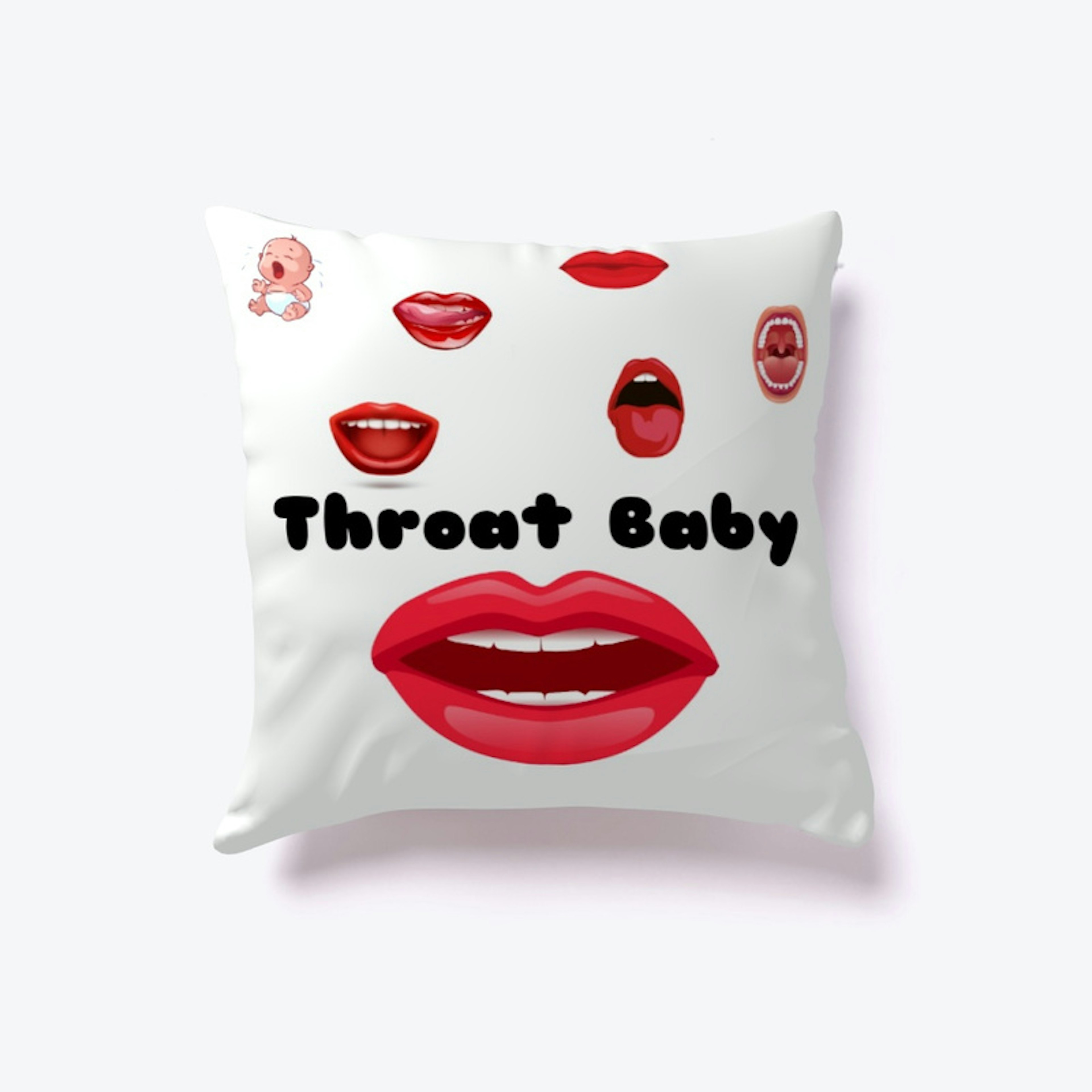 Throat baby pillow